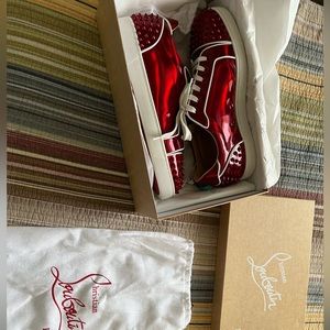 Christan Loubatins Shiny Red